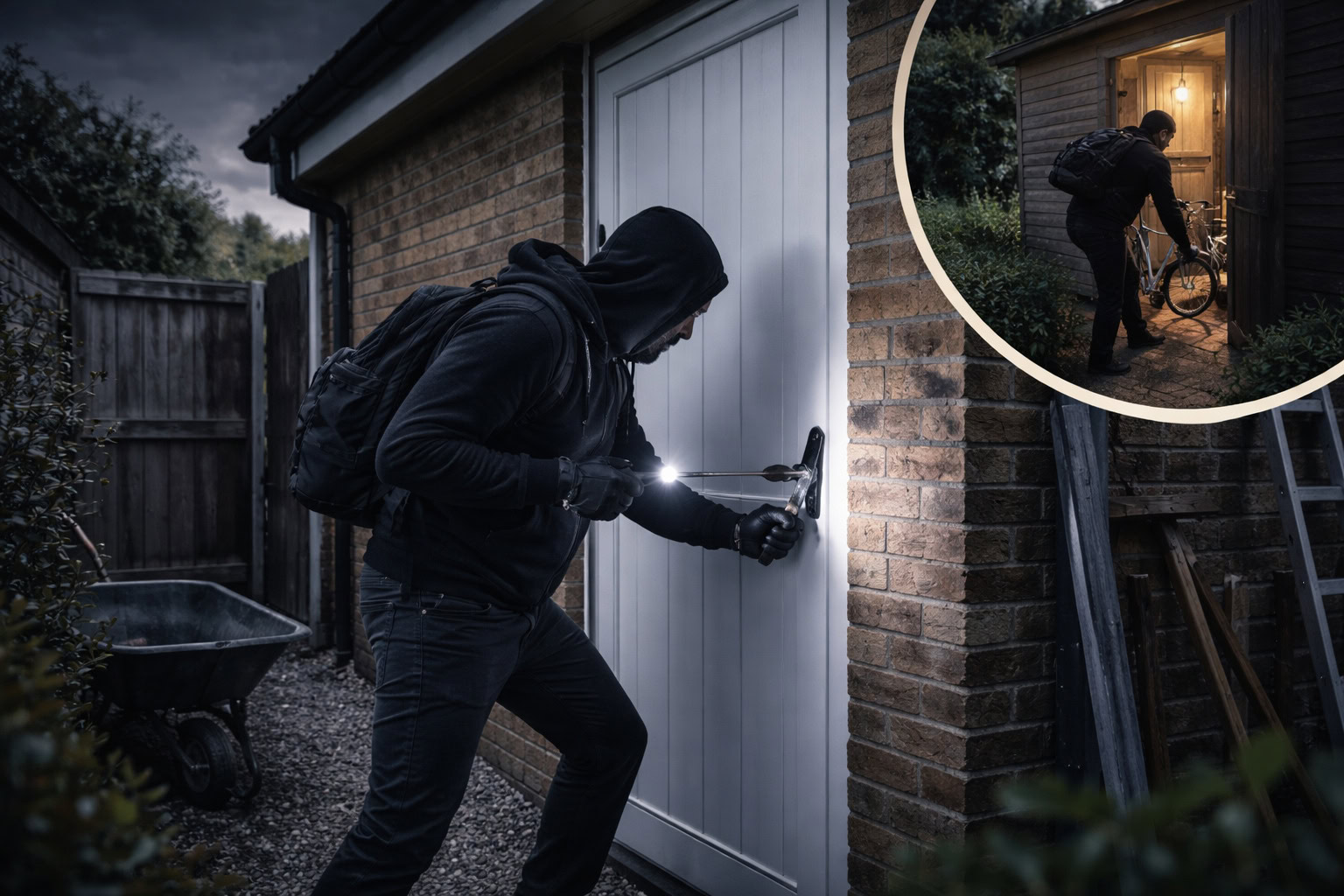 Security for Outbuildings, Garages, and Side Access: The Weak Spots Burglars Love