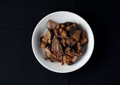 Chopped Slow Smoked Beef Brisket