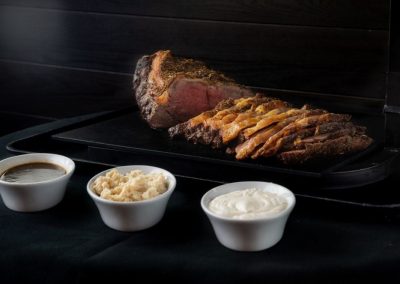 Herb Encrusted Striploin Of Beef