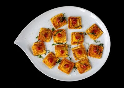 Fried Cheese Ravioli With Choice Of Red Sauce