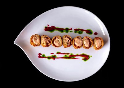 Reuben Egg Roll With 1000 Island Dressing