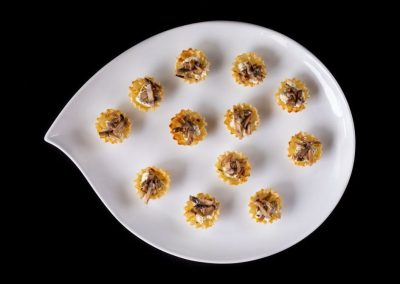 Roasted Wild Mushroom With Boursin Cheese Crisp