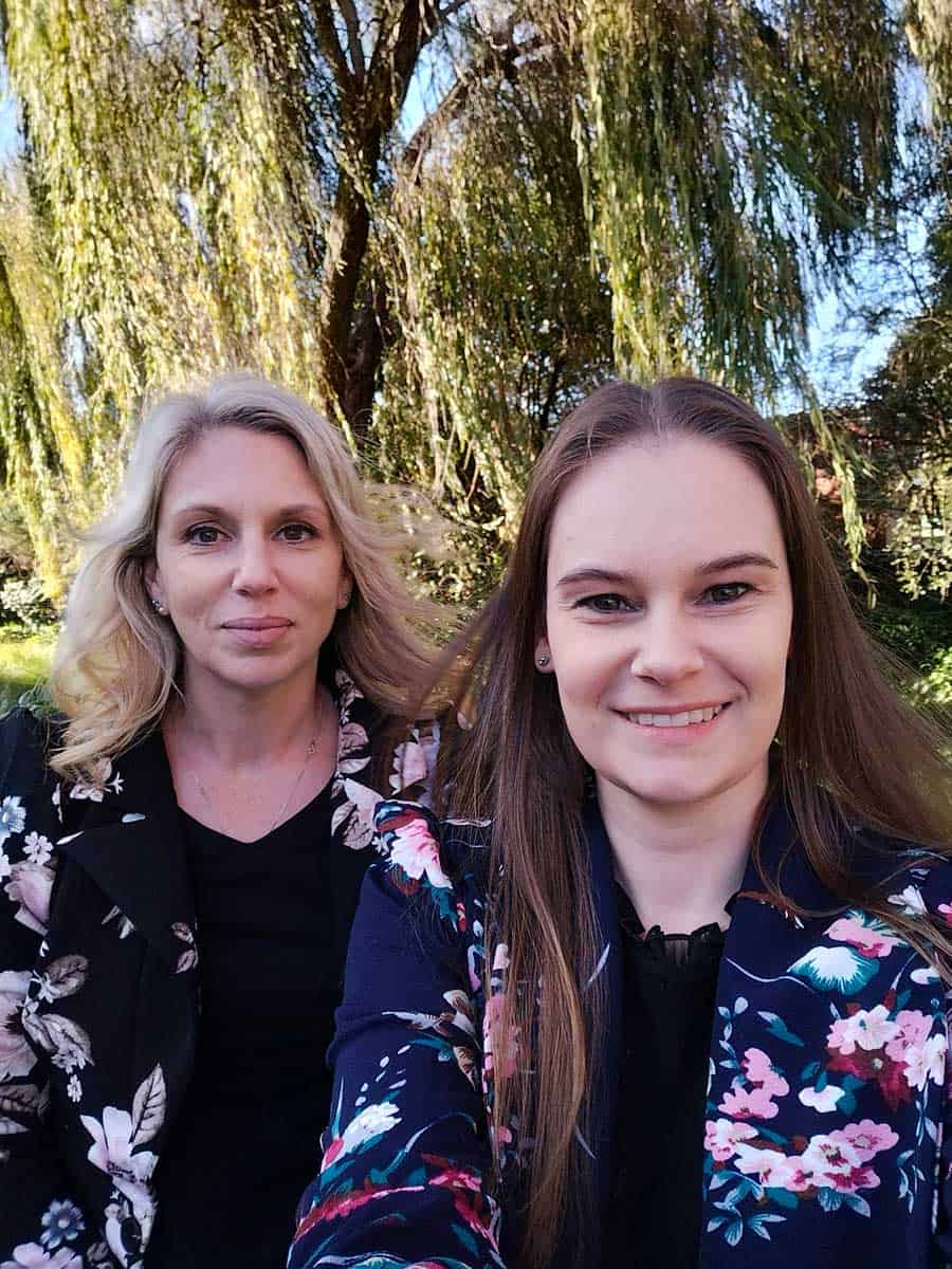 Photo of Amy Jordan and Lisa White of Haven Home Rentals Property Management