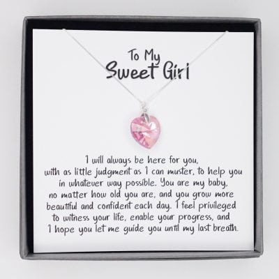 To My Sweet Girl - A Necklace of Love and Devotion