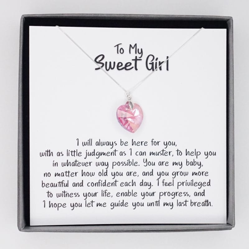 To My Sweet Girl - A Necklace of Love and Devotion