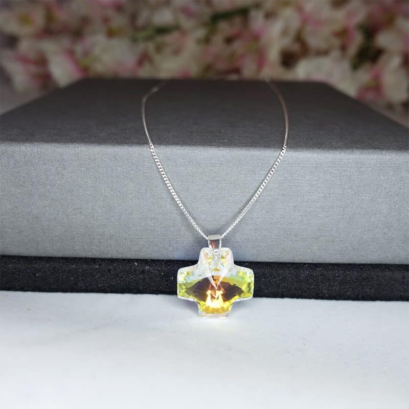 To My Daughter - Faith and Love Cross Necklace - Image 2