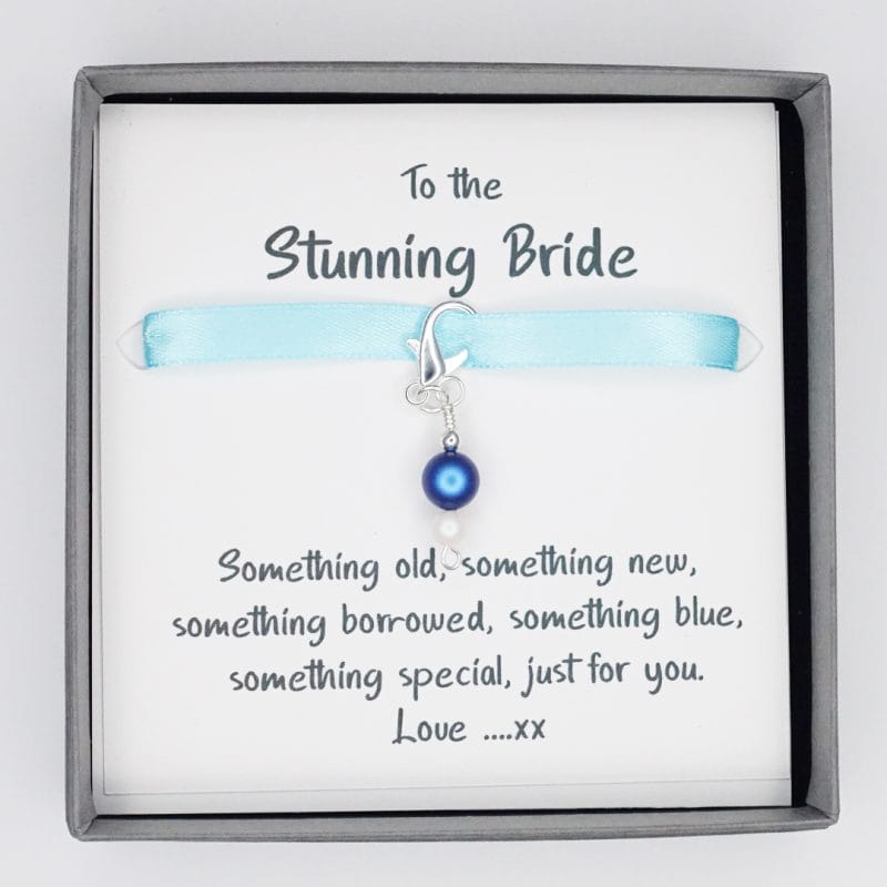 To the Stunning Bride - Something Blue Keepsake
