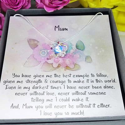 To Mum - A Necklace of Love and Gratitude