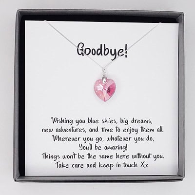 Goodbye - A Necklace for New Beginnings
