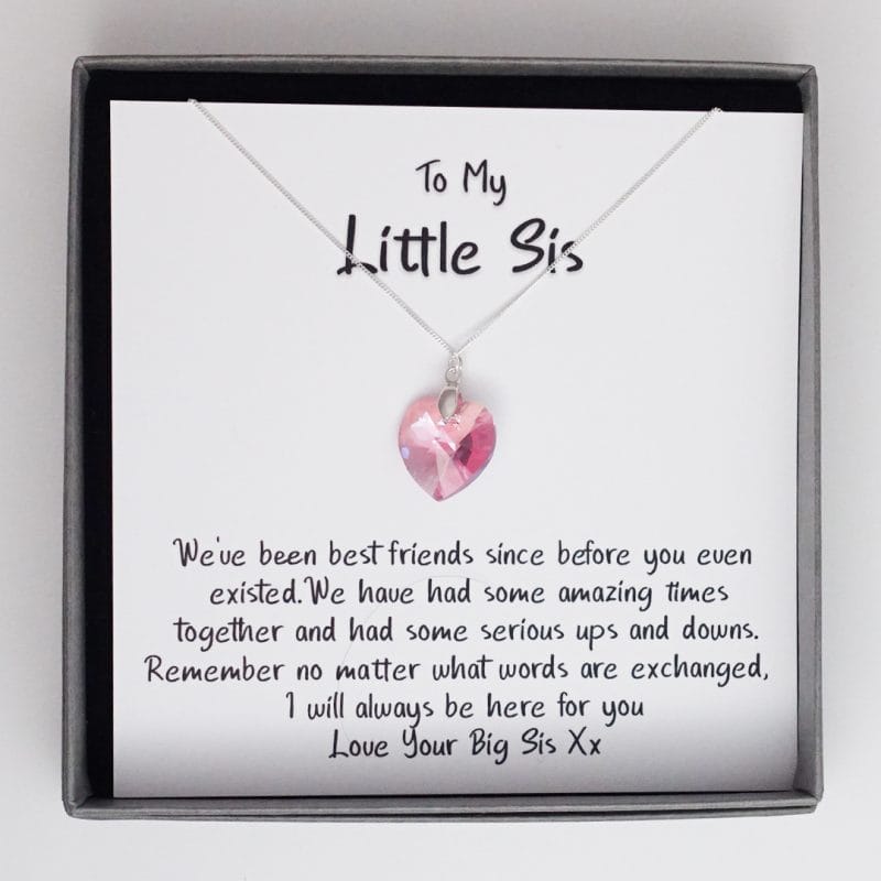To My Little Sis - A Necklace of Sisterly Love