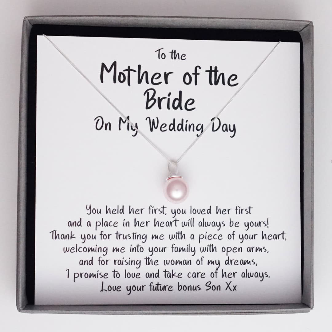 To the Mother of the Bride - A Necklace of Gratitude and Love