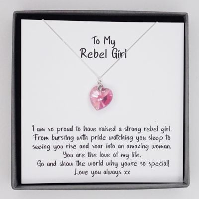 To My Rebel Girl - A Necklace of Strength and Pride