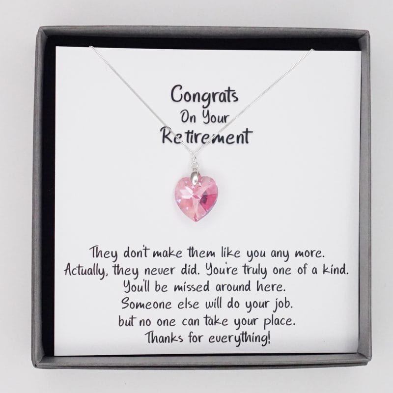Congrats on Your Retirement - A Necklace of Gratitude and Celebration