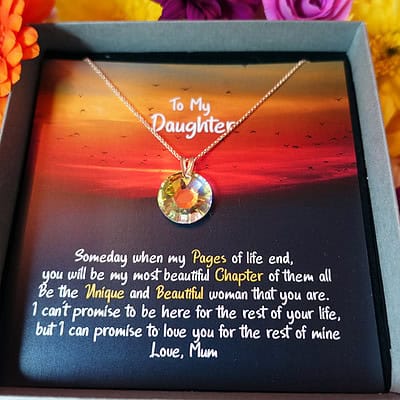 To My Daughter - Most Beautiful Chapter Necklace