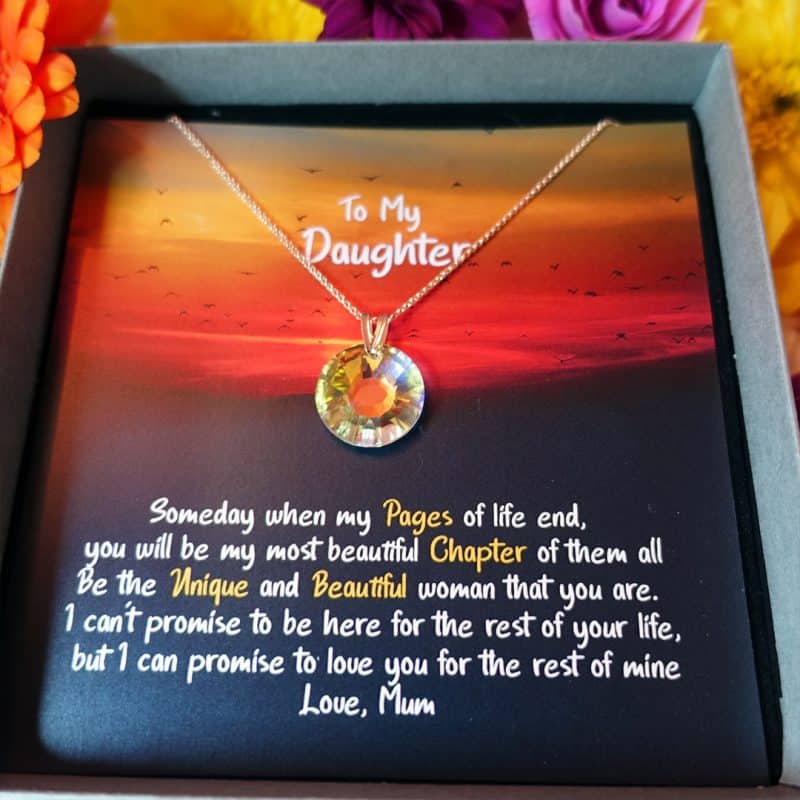 To My Daughter - Most Beautiful Chapter Necklace
