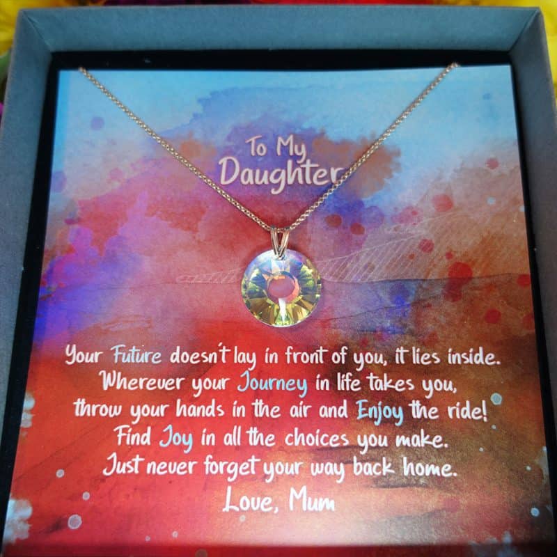 To My Daughter - Journey of Life Necklace