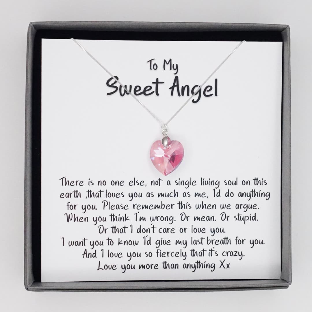 To My Sweet Angel - A Necklace of Fierce Love and Devotion