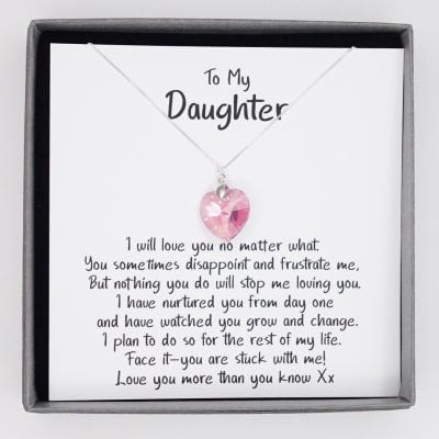 To My Teen Daughter - A Necklace of Unconditional Love