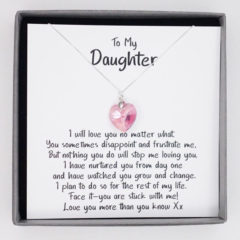 To My Teen Daughter - A Necklace of Unconditional Love