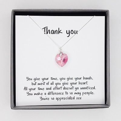 Thank You Carer - A Necklace of Gratitude