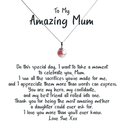 To My Mum Necklace - My Hero