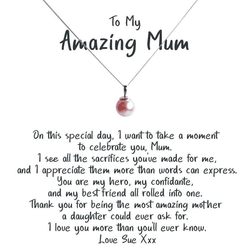 To My Mum Necklace - My Hero