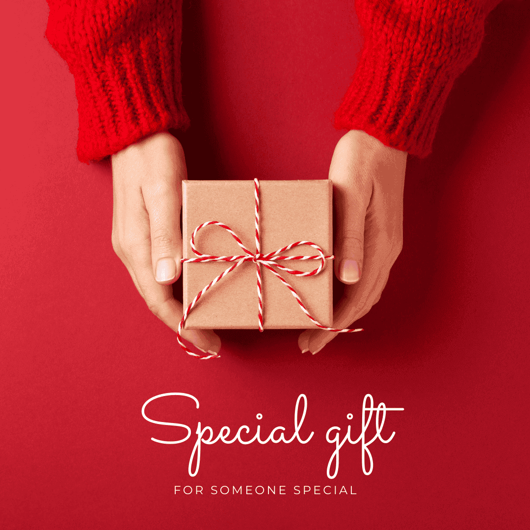 Gift in hands