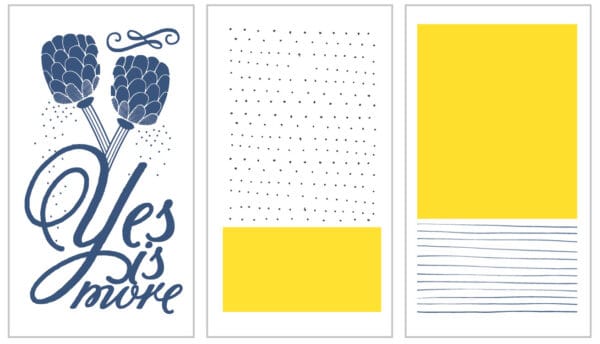 3-pack. Disktrasa "Yes is more"