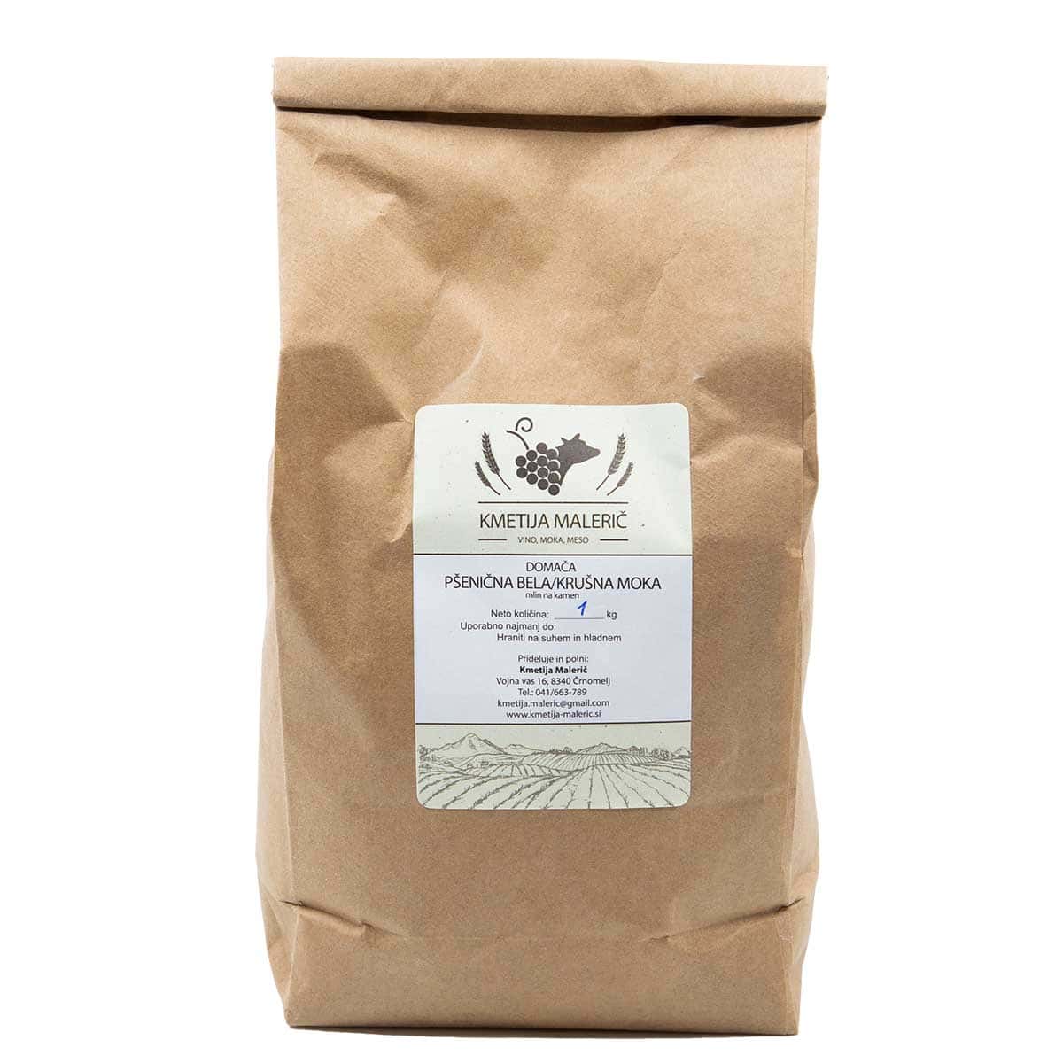 Kmetija Malerič, Pšenična bela moka, 1kg