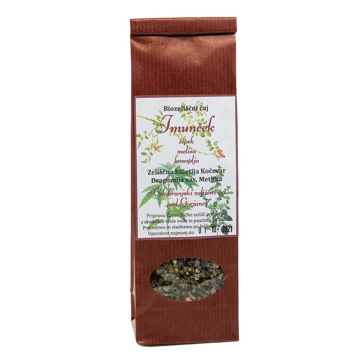 Zeliščna kmetija Kočevar, Čaj Imunček, 30g