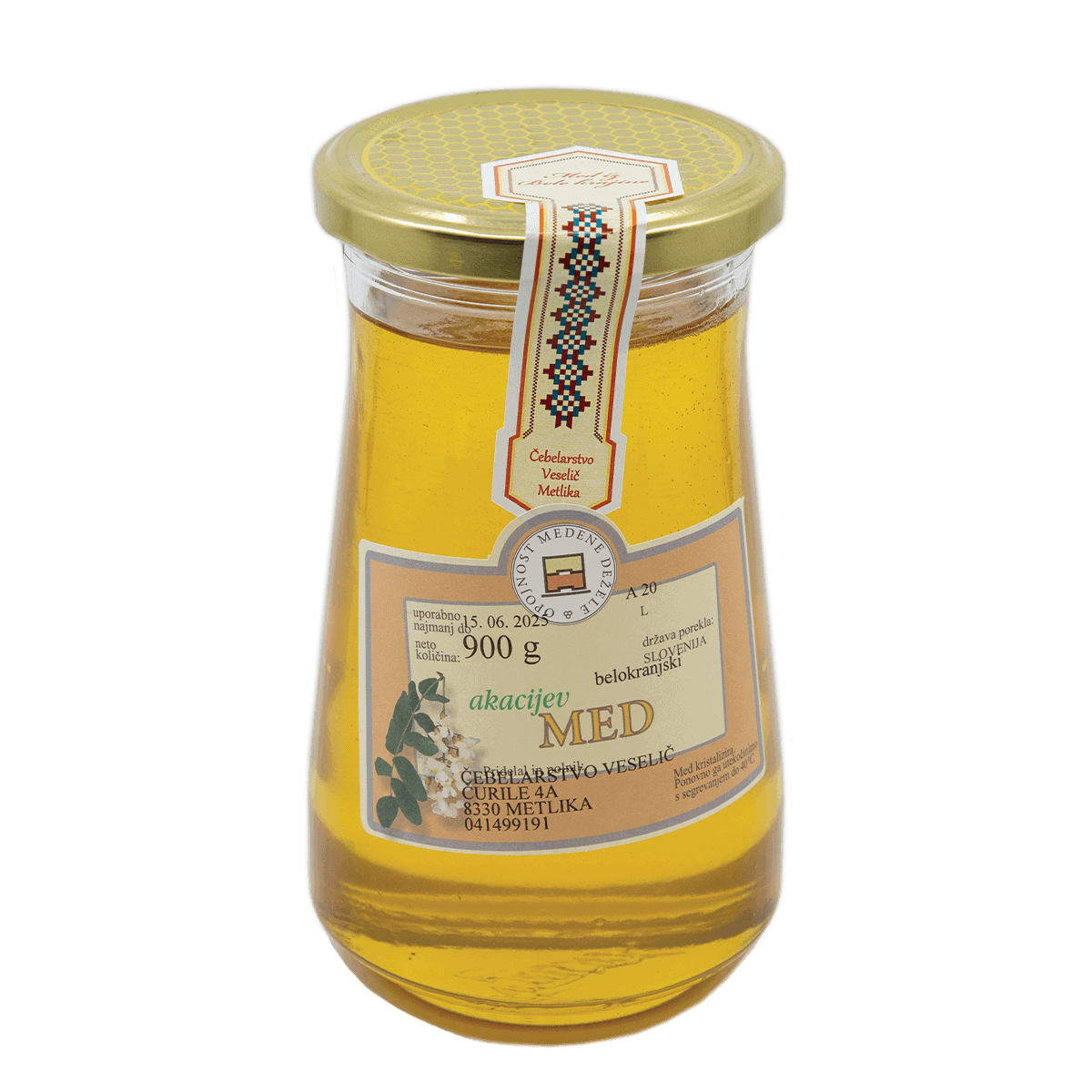 Čebelarstvo Veselič, Akacijev med, 900g