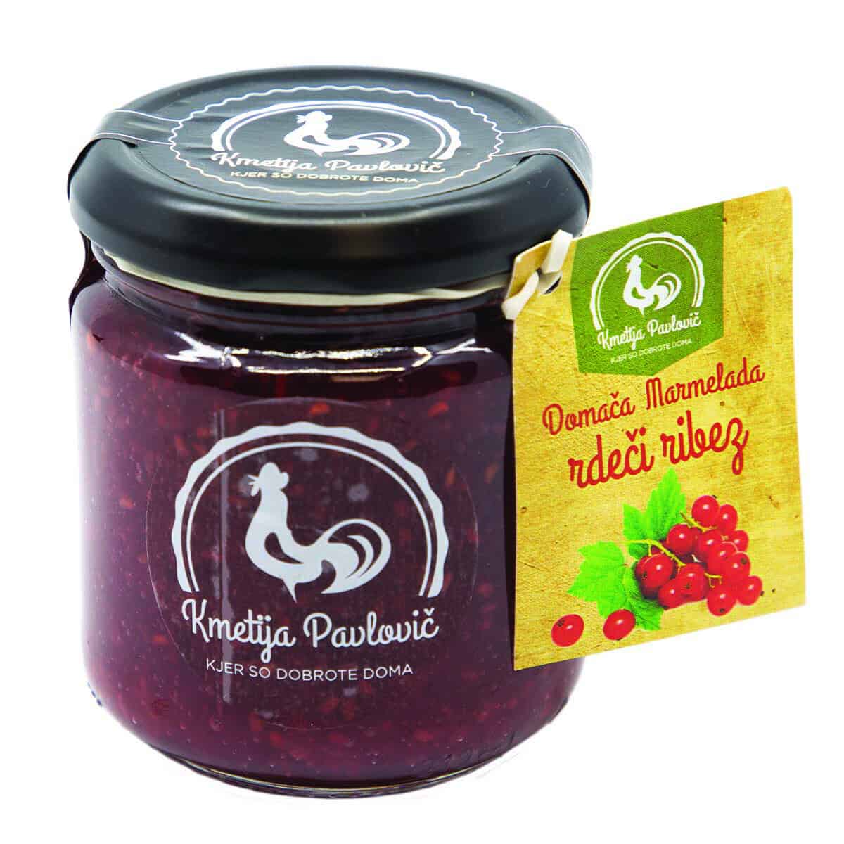 Kmetija Pavlovič, Rdeči ribez-marmelada