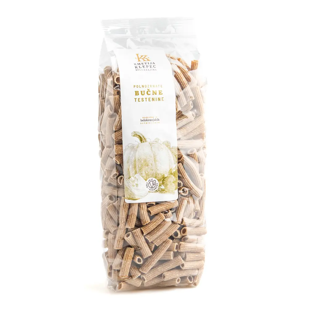 Kmetija Klepec, Bučne testenine