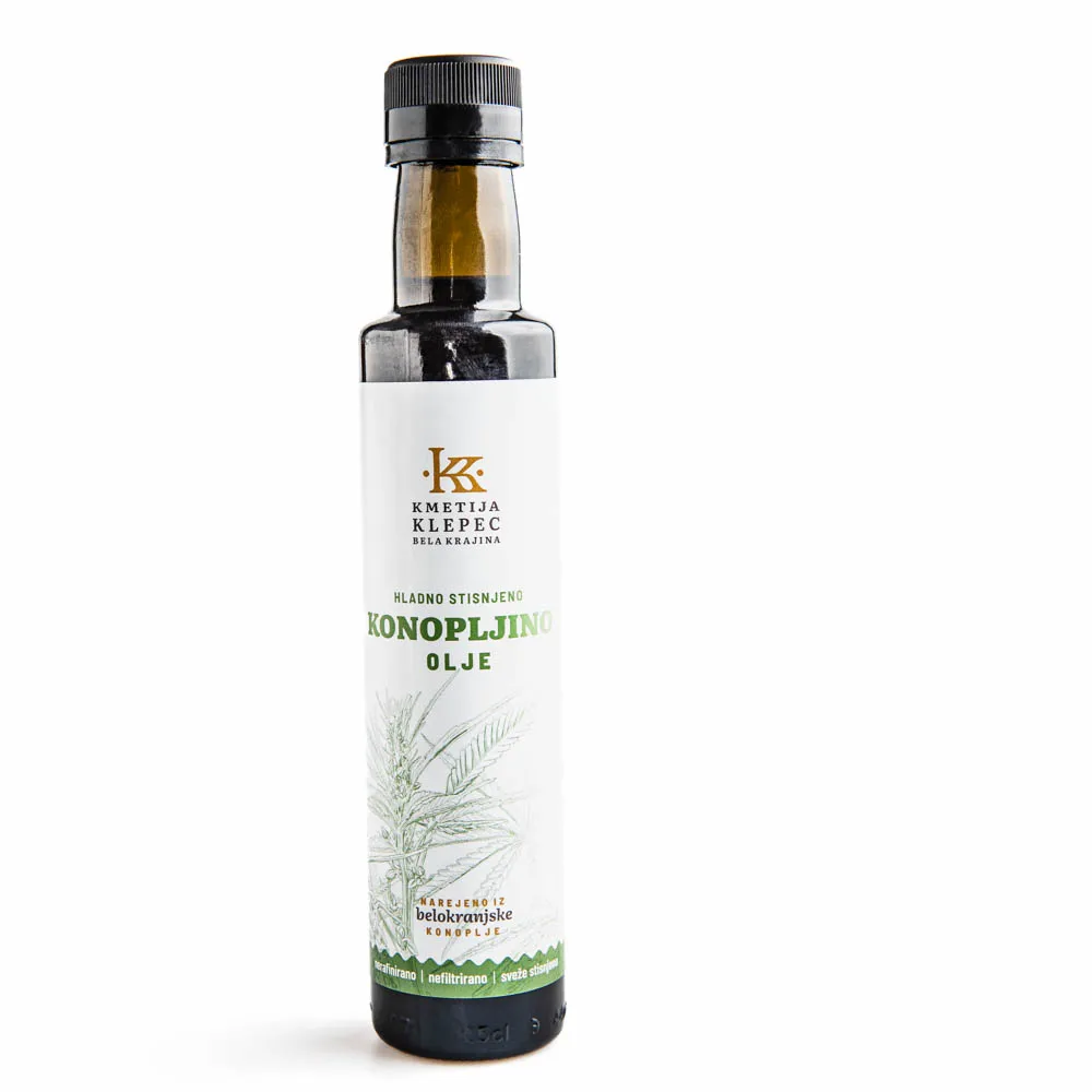 Kmetija Klepec, Konopljino olje