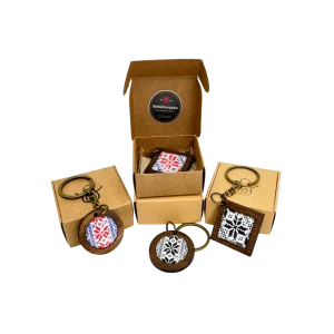 skupaj vsi obeski za ključe z belokranjskim motivom