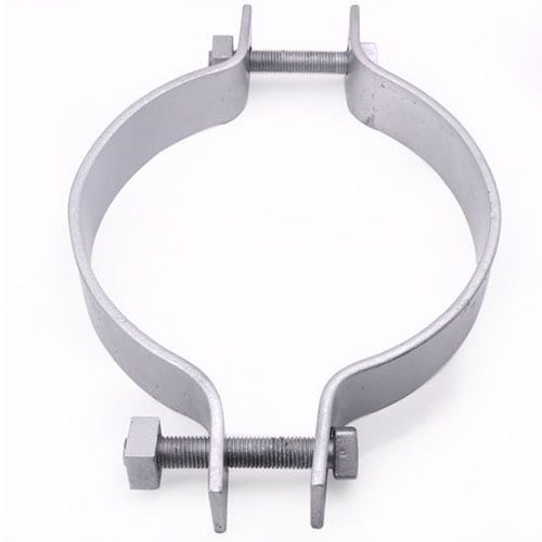 Metal transmission clamp for electrical distribution systems.