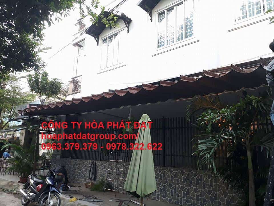 Địa chỉ chuyên lắp đặt mái hiên, mái xếp bạt kéo lượn sóng uy tín tại hà nội Địa chỉ chuyên lắp đặt mái hiên, mái xếp bạt kéo lượn sóng uy tín tại hà nội