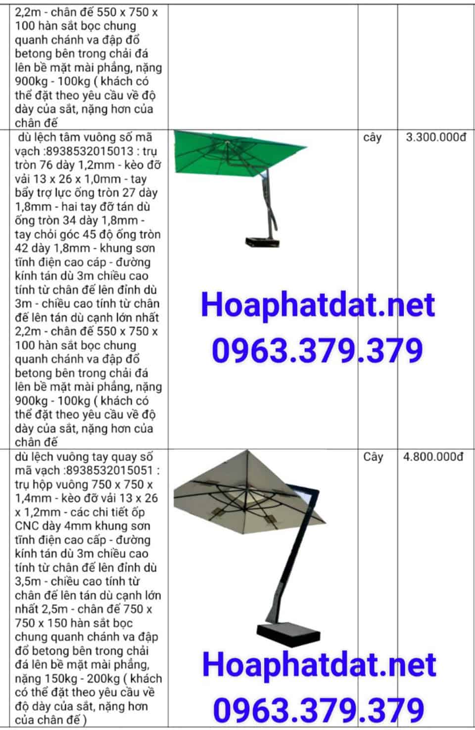 bảng-giá-bán-dù-che-nắng-ngoài-trời4