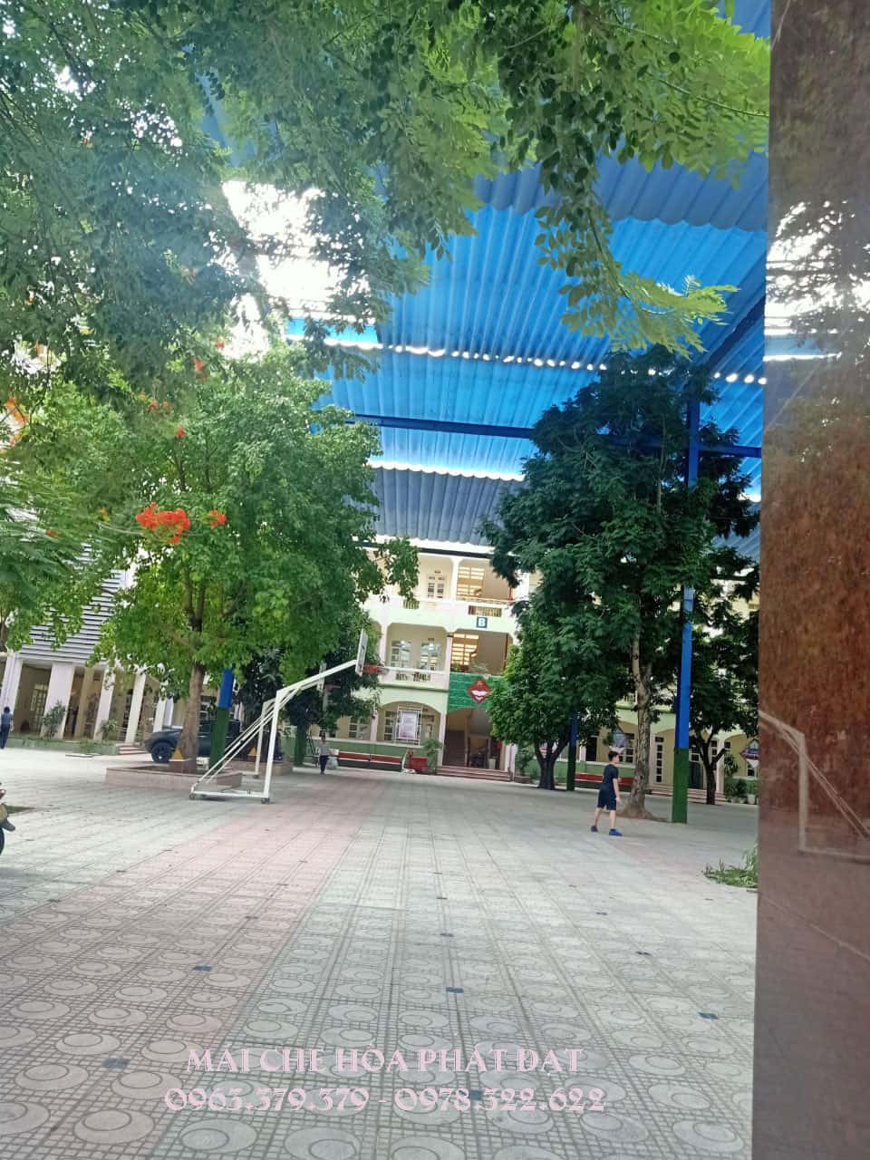 mái che nắng sân trường mái che nắng sân trường