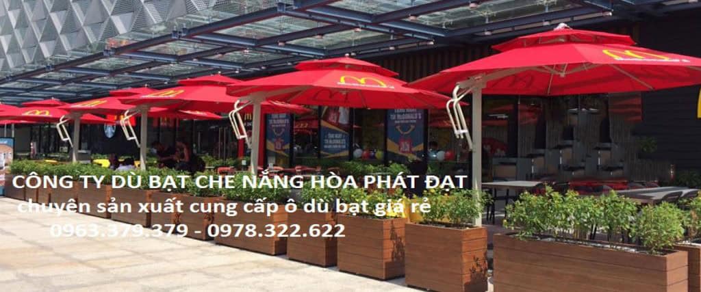 Dù che quán cafe Vĩnh Cửu Dù che quán cafe tại Vĩnh Cửu