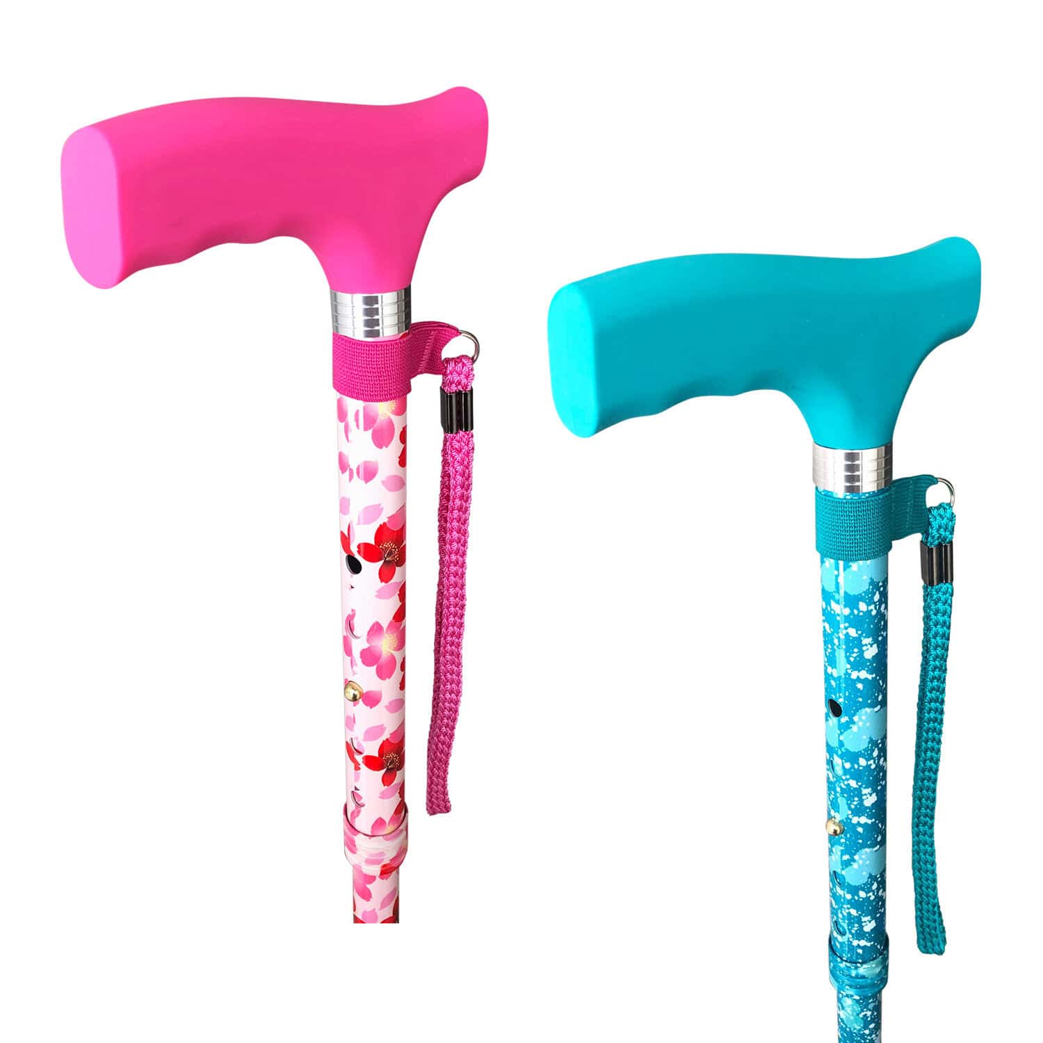 Silicone Handle Walking Stick 1