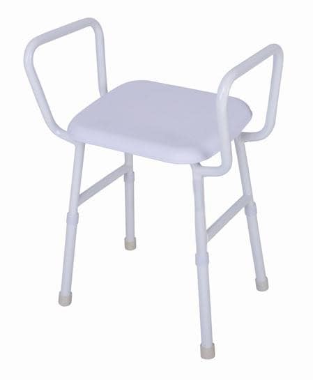 Shower Stool Arms Padded Seat