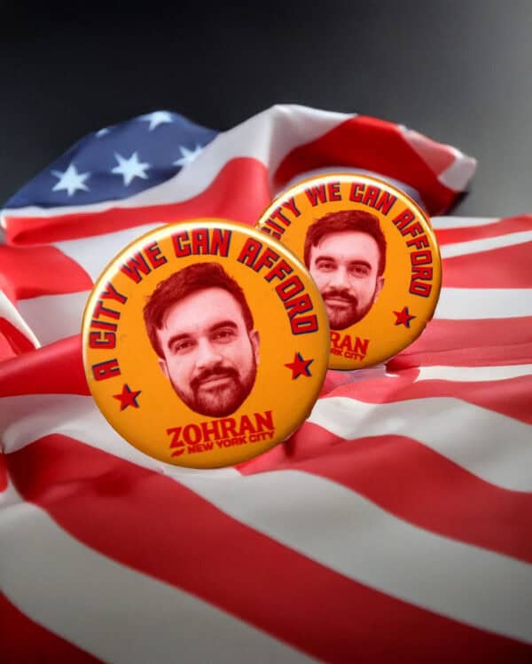A City We Can Afford Zohran Mamdani New York City Mayor NYC 2025 Button
