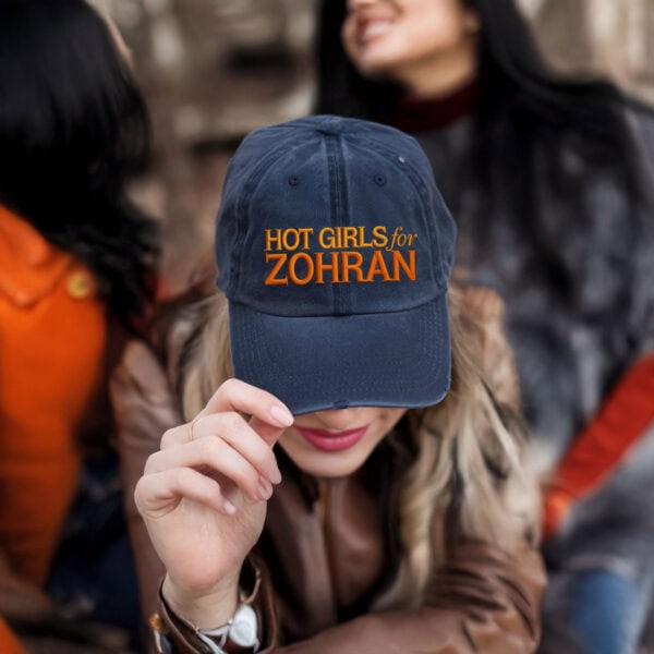 Embroidered Hot Girls For Zohran Hat