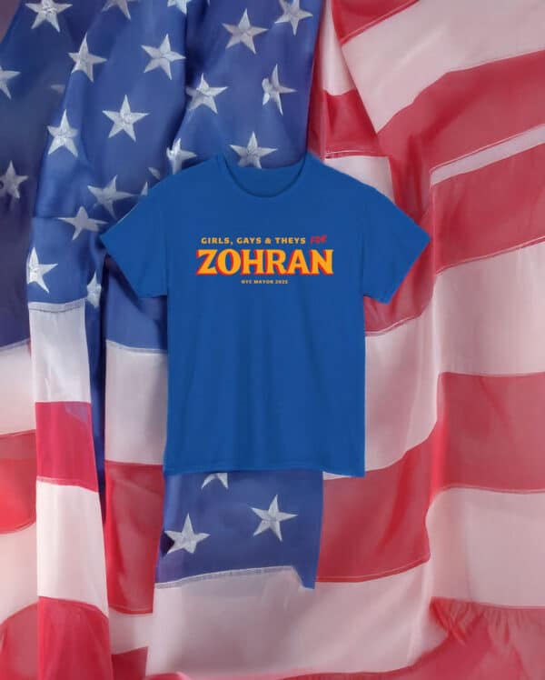 Girls, Gays, and Theys for Zohran T-Shirt