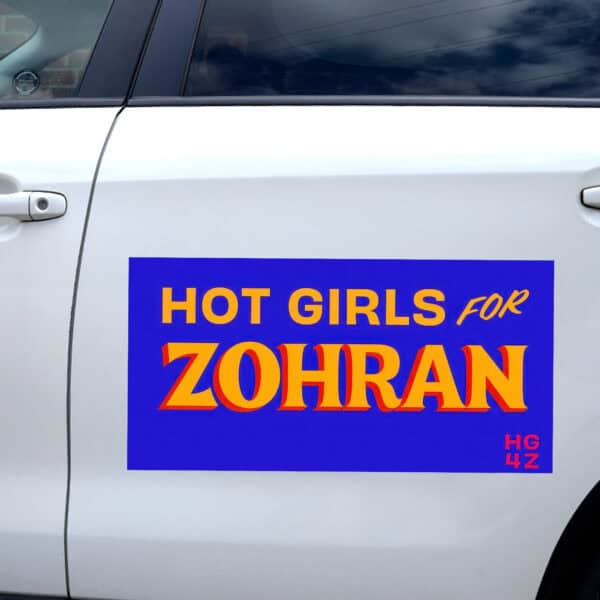 Hot Girls For Zohran Car Magnets