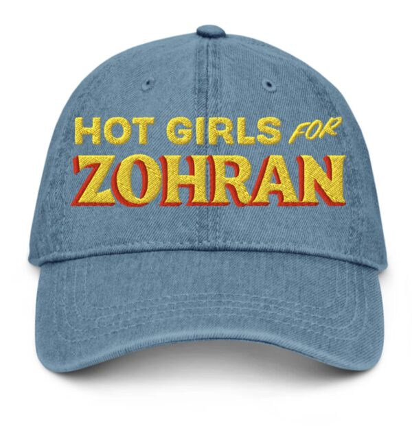 Hot Girls For Zohran Denim Hat