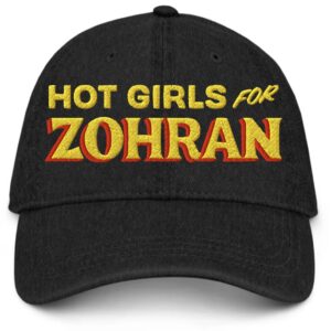 Hot Girls For Zohran Denim Hat