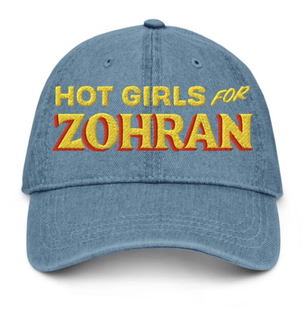Hot Girls For Zohran Denim Hat