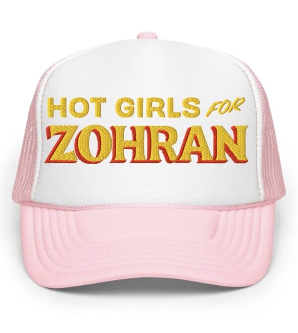Hot Girls For Zohran Foam Trucker Hat